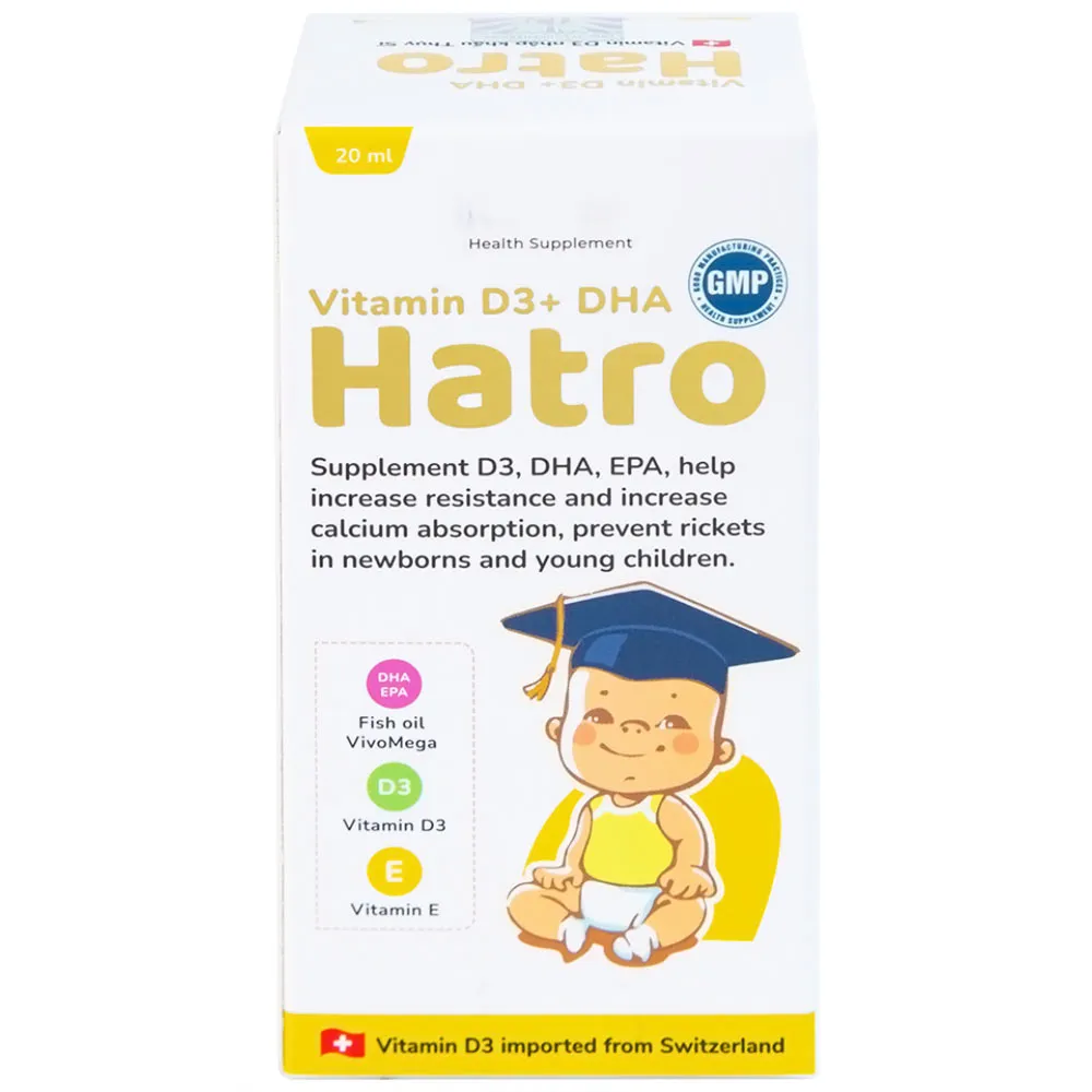 VITAMIN D3+ DHA HATRO 20ML 9