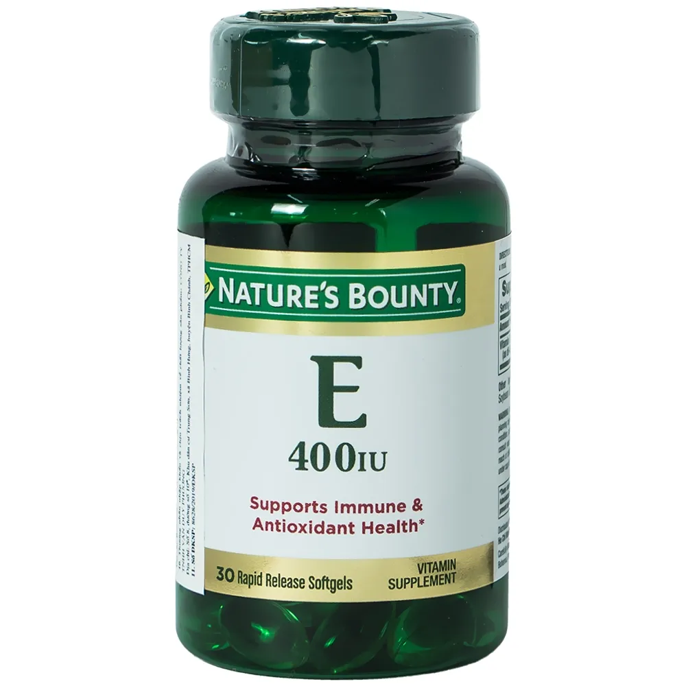 VITAMIN E 400IU NATURES BOUNTY 30V