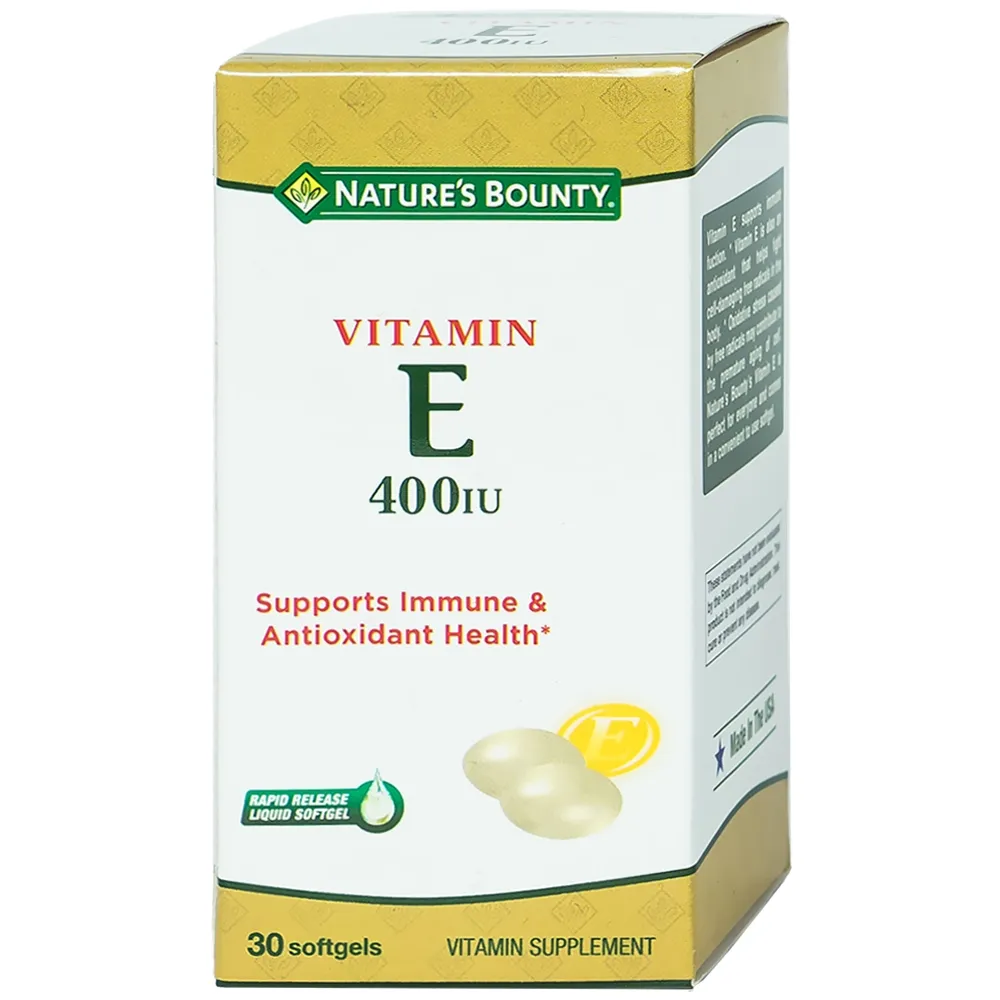VITAMIN E 400IU NATURES BOUNTY 30V 6