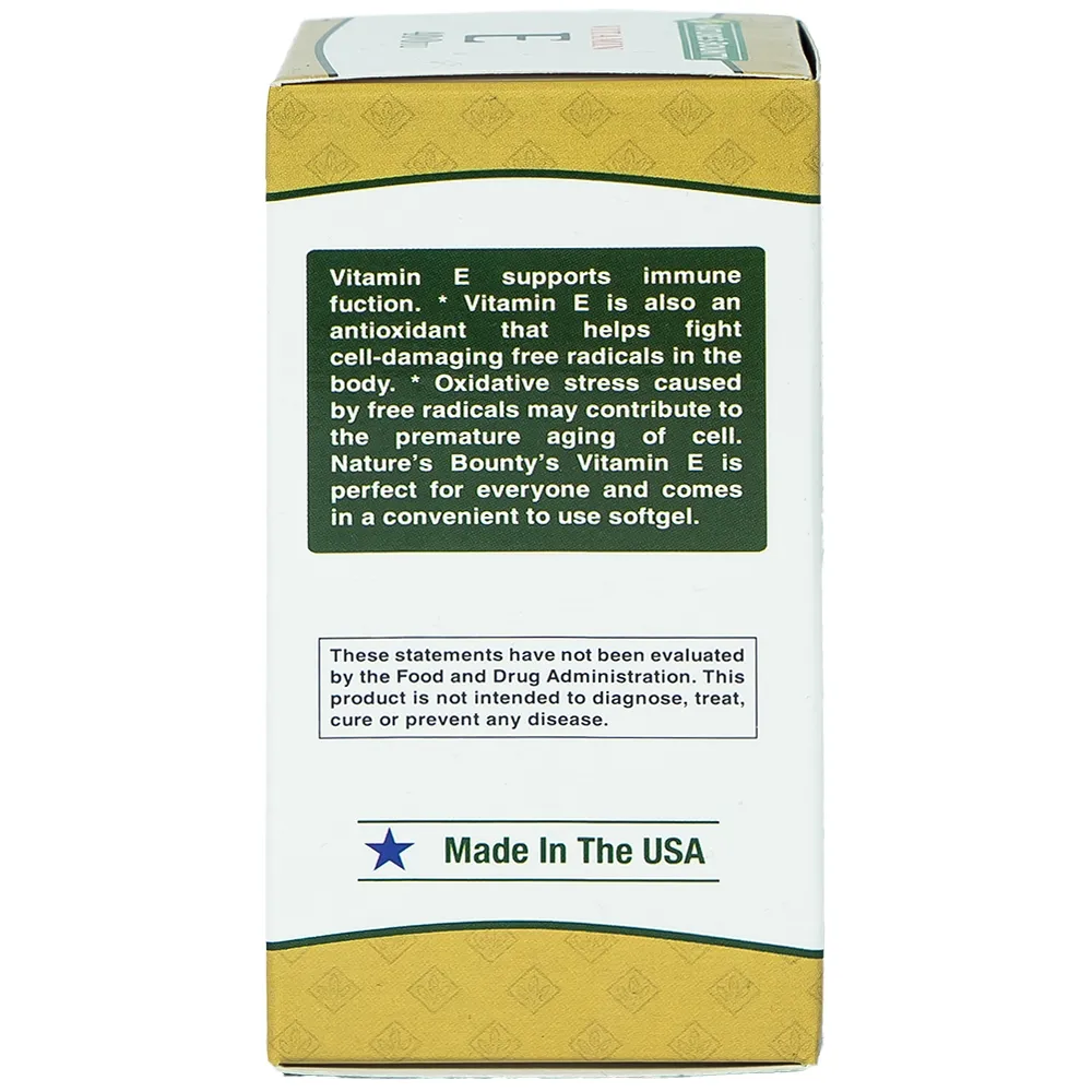 VITAMIN E 400IU NATURES BOUNTY 30V 8