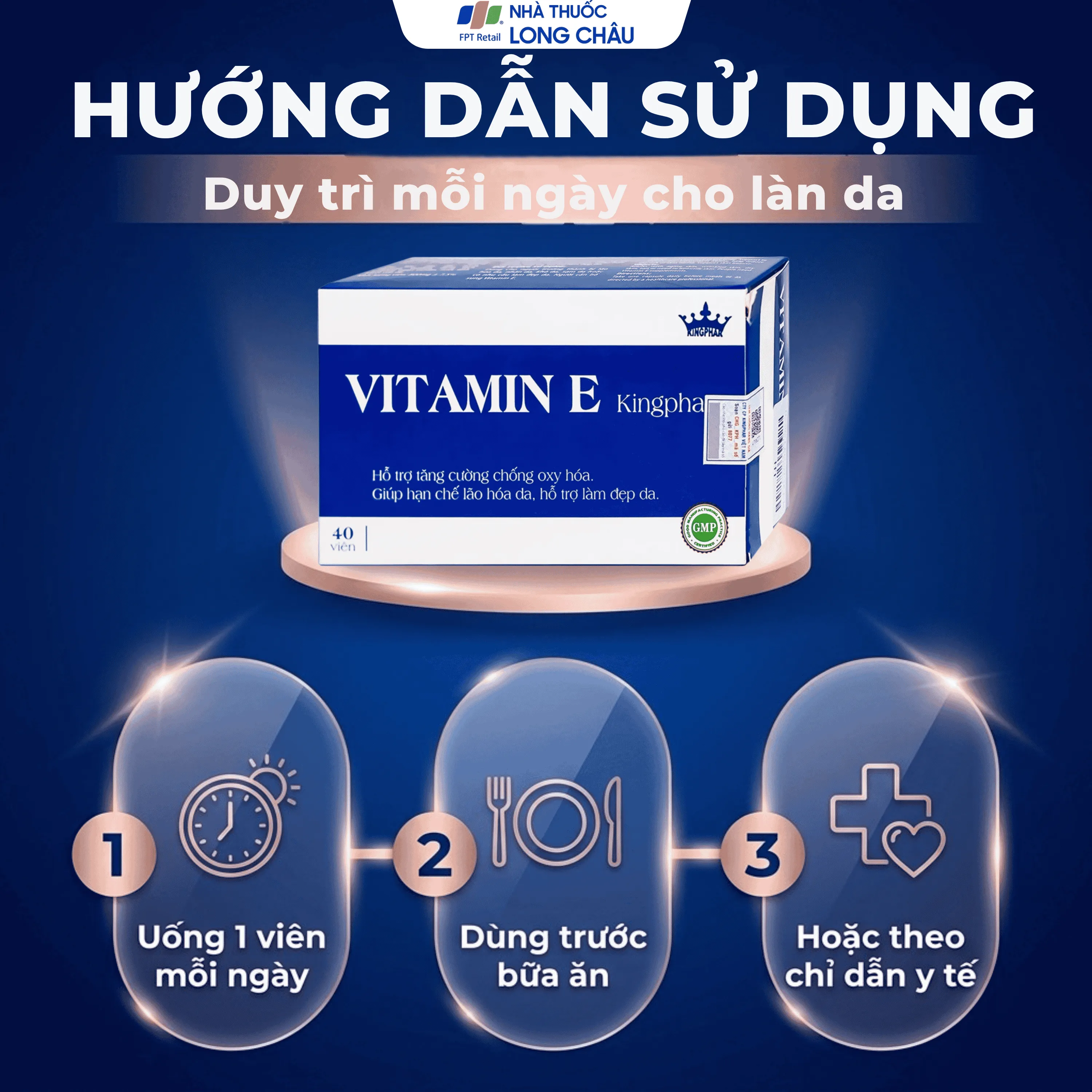 VITAMIN E KINGPHAR 4X10 4
