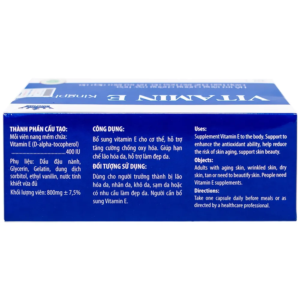 VITAMIN E KINGPHAR 4X10 5