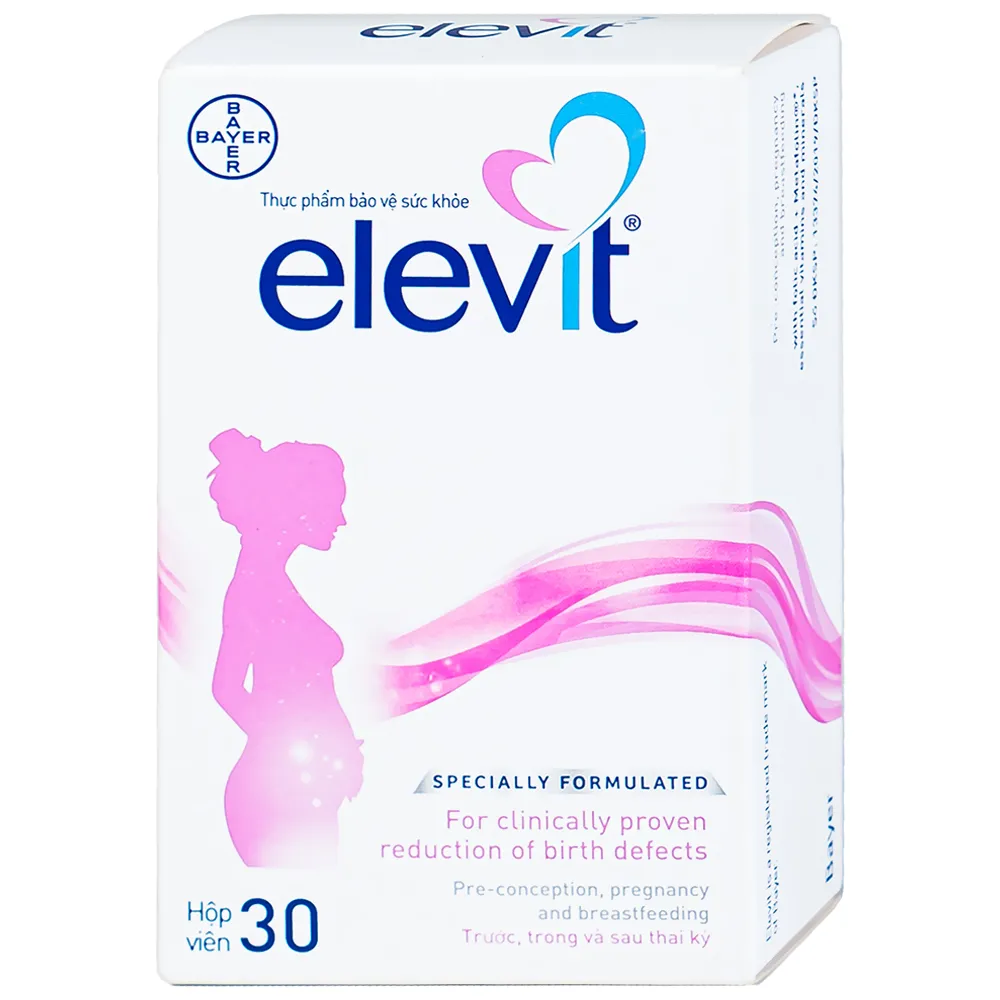 VITAMIN TỔNG HỢP ELEVIT BẦU BAYER 3X10