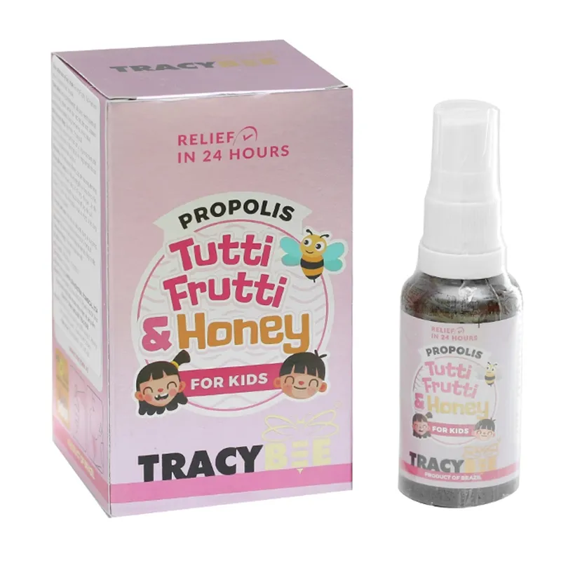 Xịt họng keo ong Propolis Tutti Frutti & Honey for Kids Tracybee (30ml) 3
