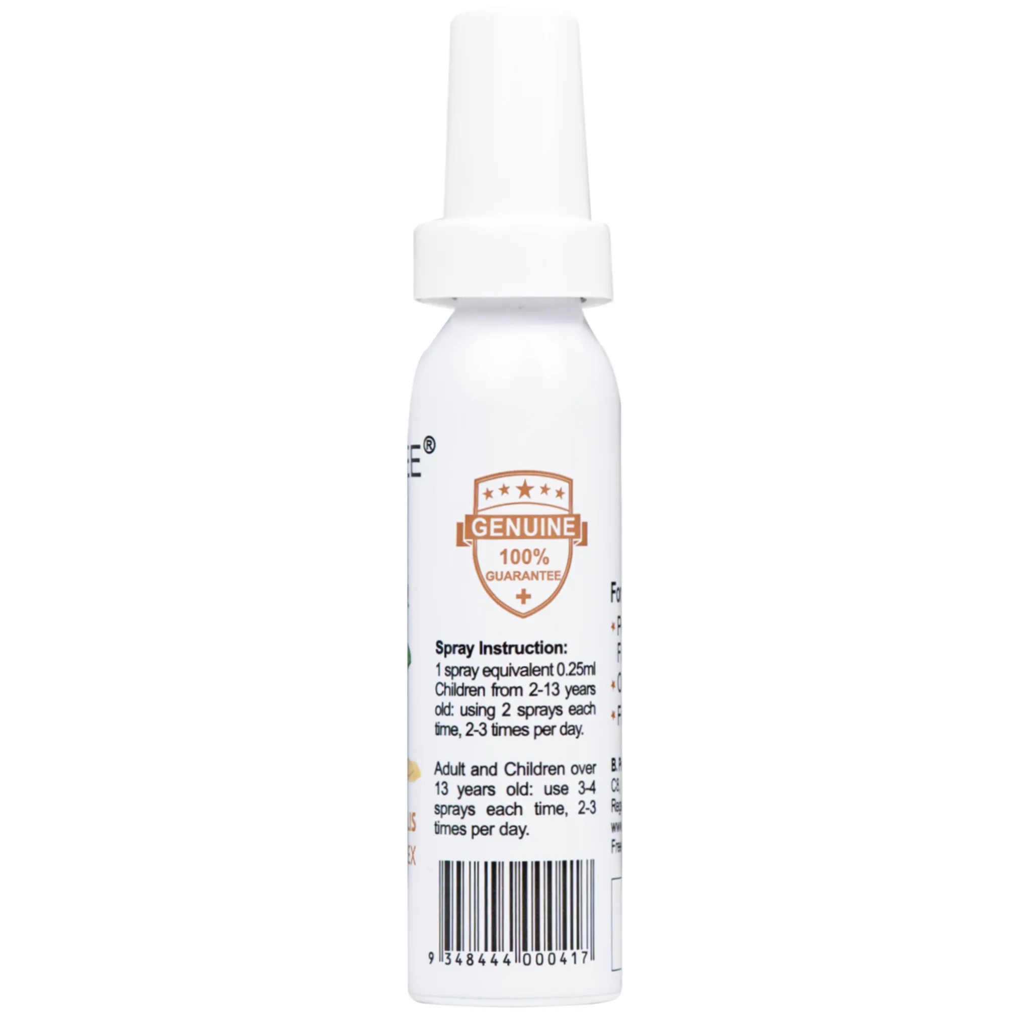 XỊT HỌNG KEO ONG VITATREE SUPER PROPOLIS SPRAY COMPLEX WITH HONEY 30ML 10