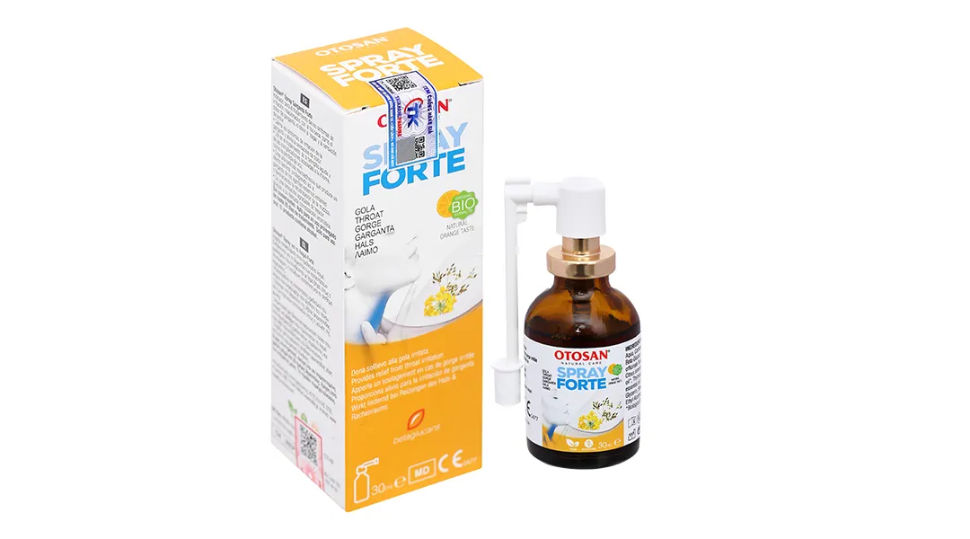Xịt họng Otosan Throat Spray Forte giảm đau họng, rát họng chai 30ml 3