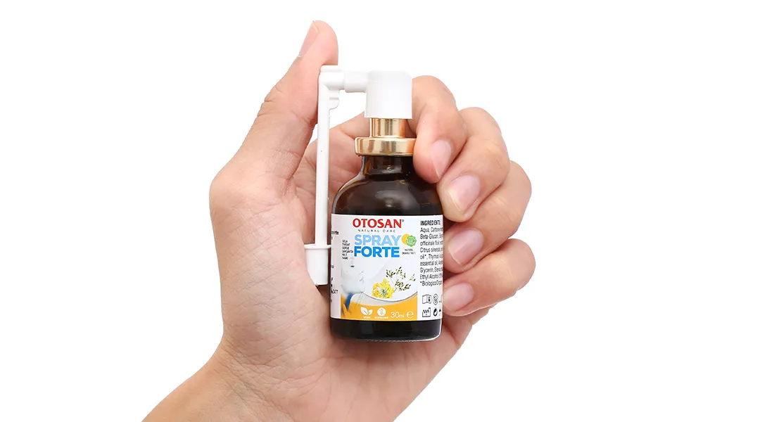 Xịt họng Otosan Throat Spray Forte giảm đau họng, rát họng chai 30ml 9
