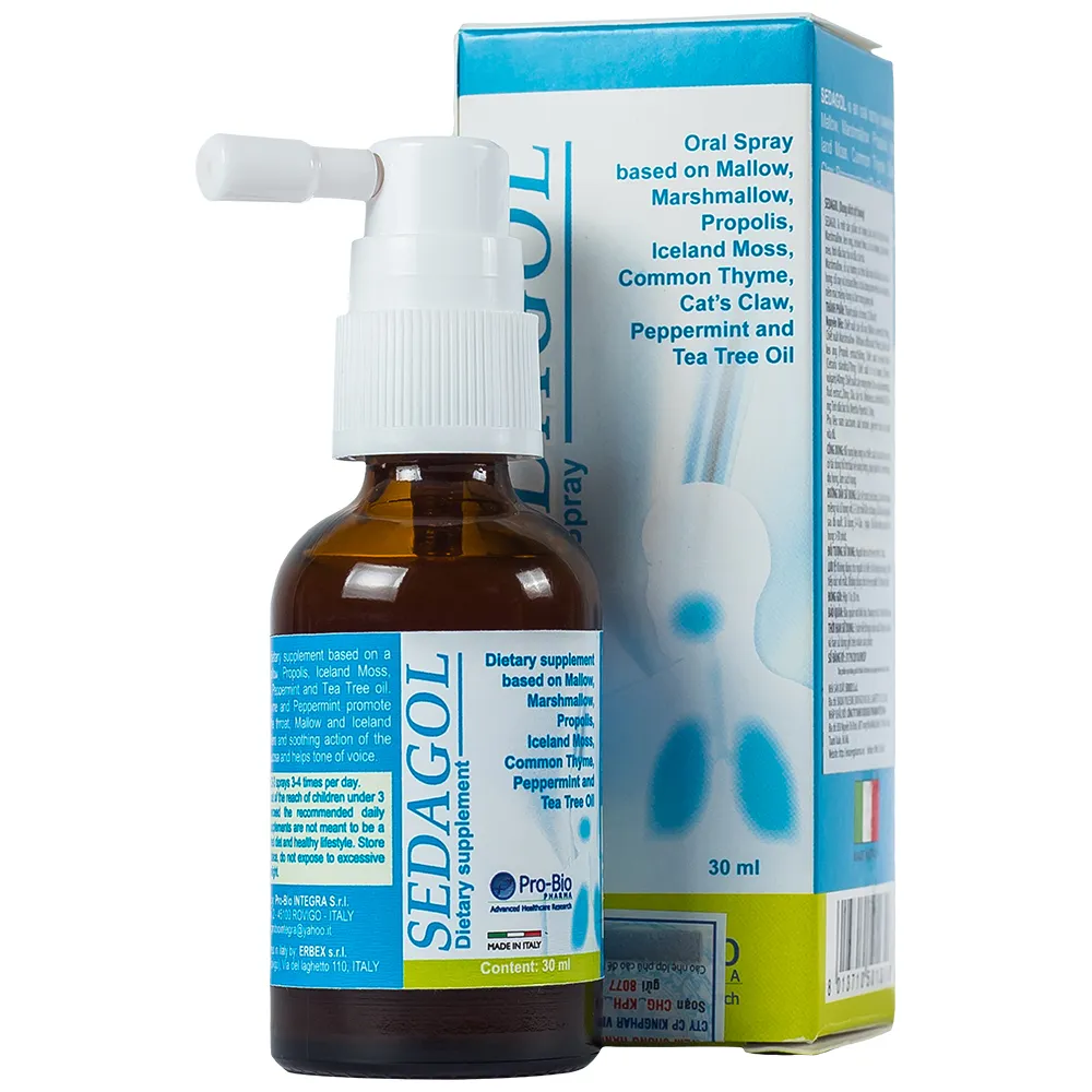 XỊT HỌNG SEDAGOL PRO-BIO PHARMA 30ML