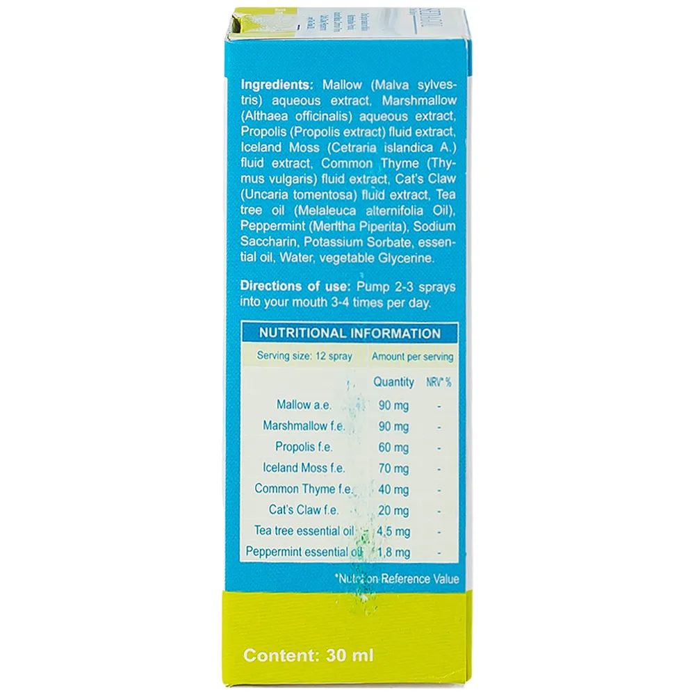 XỊT HỌNG SEDAGOL PRO-BIO PHARMA 30ML 8
