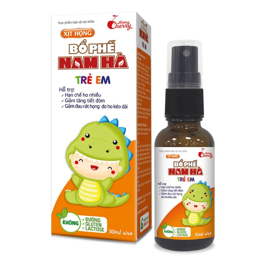 Xịt họng trẻ em Bổ phế Nam Hà (Chai 30ml)