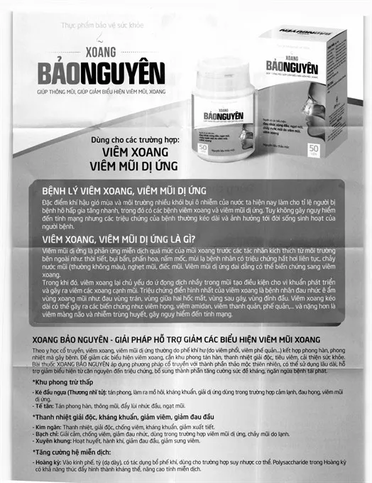 Xoang Bảo Nguyên hộp 50 viên 8