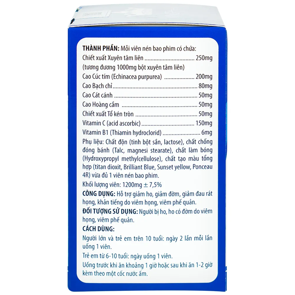 XUYÊN TÂM LIÊN PLUS ECHINACEA KINGPHAR 60V 8