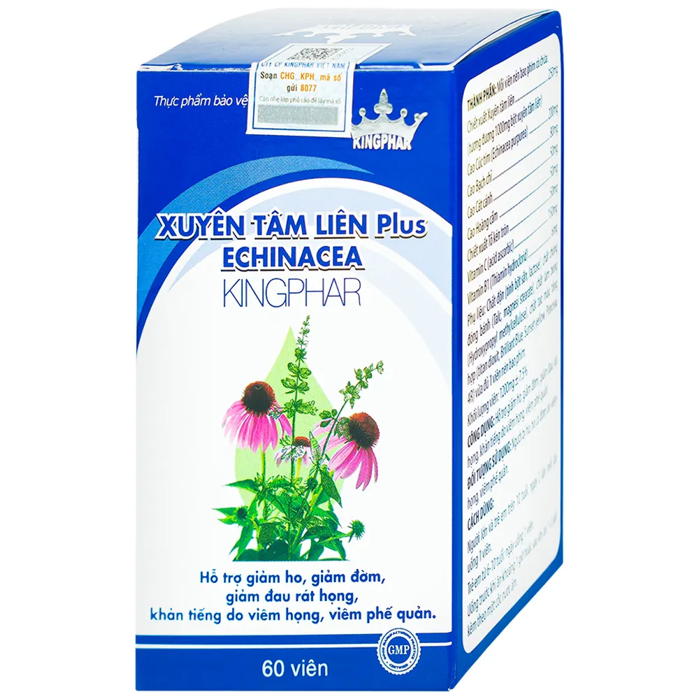 XUYÊN TÂM LIÊN PLUS ECHINACEA KINGPHAR 60V 10